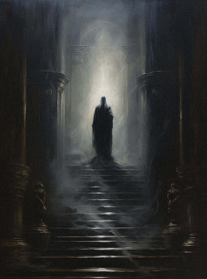 Mark 12:30 - Staircase Ascend - Sacred Art Poster Print