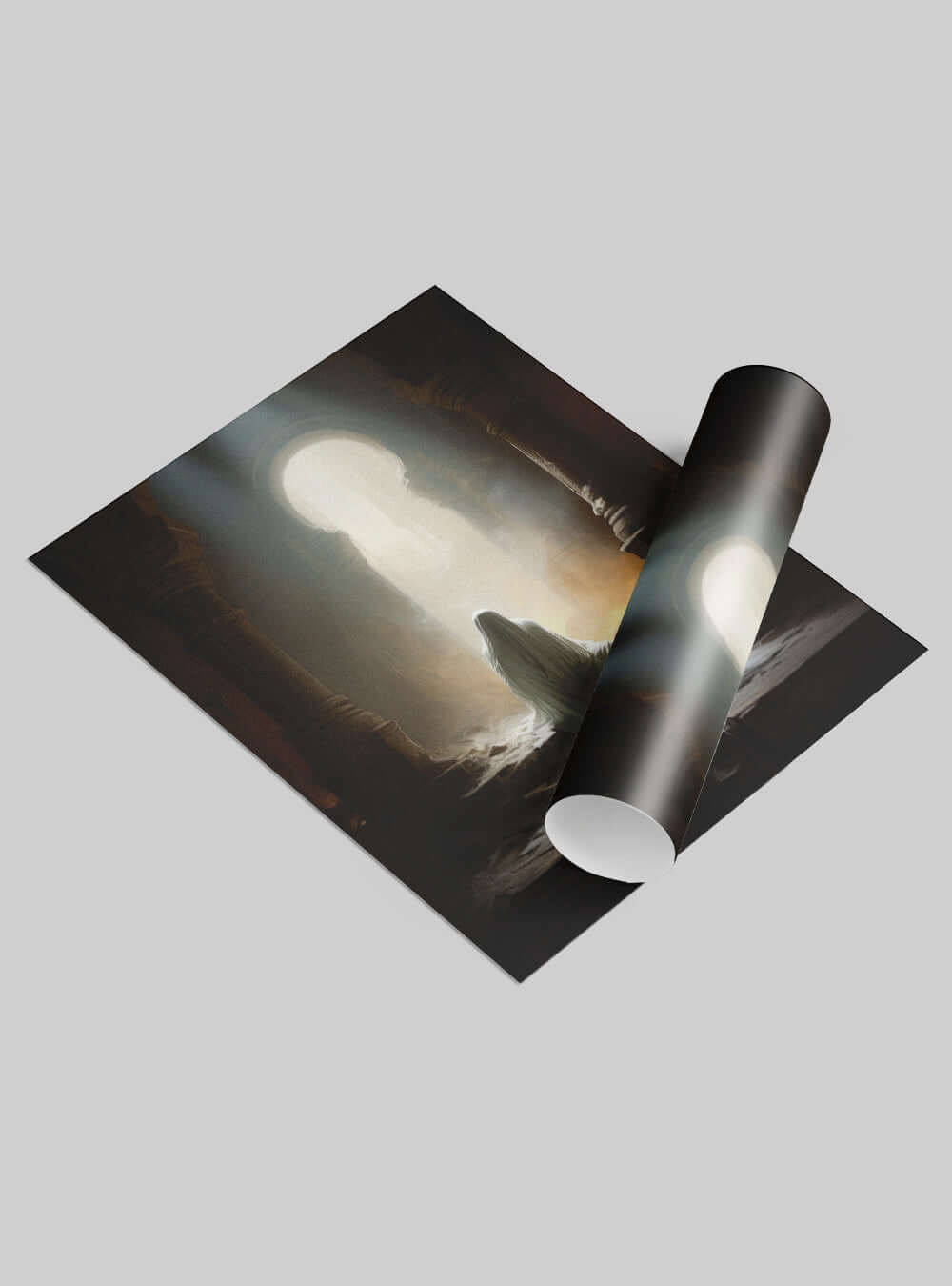 Mark 16:6 Enigmatic Ruins Christian Art Poster Print