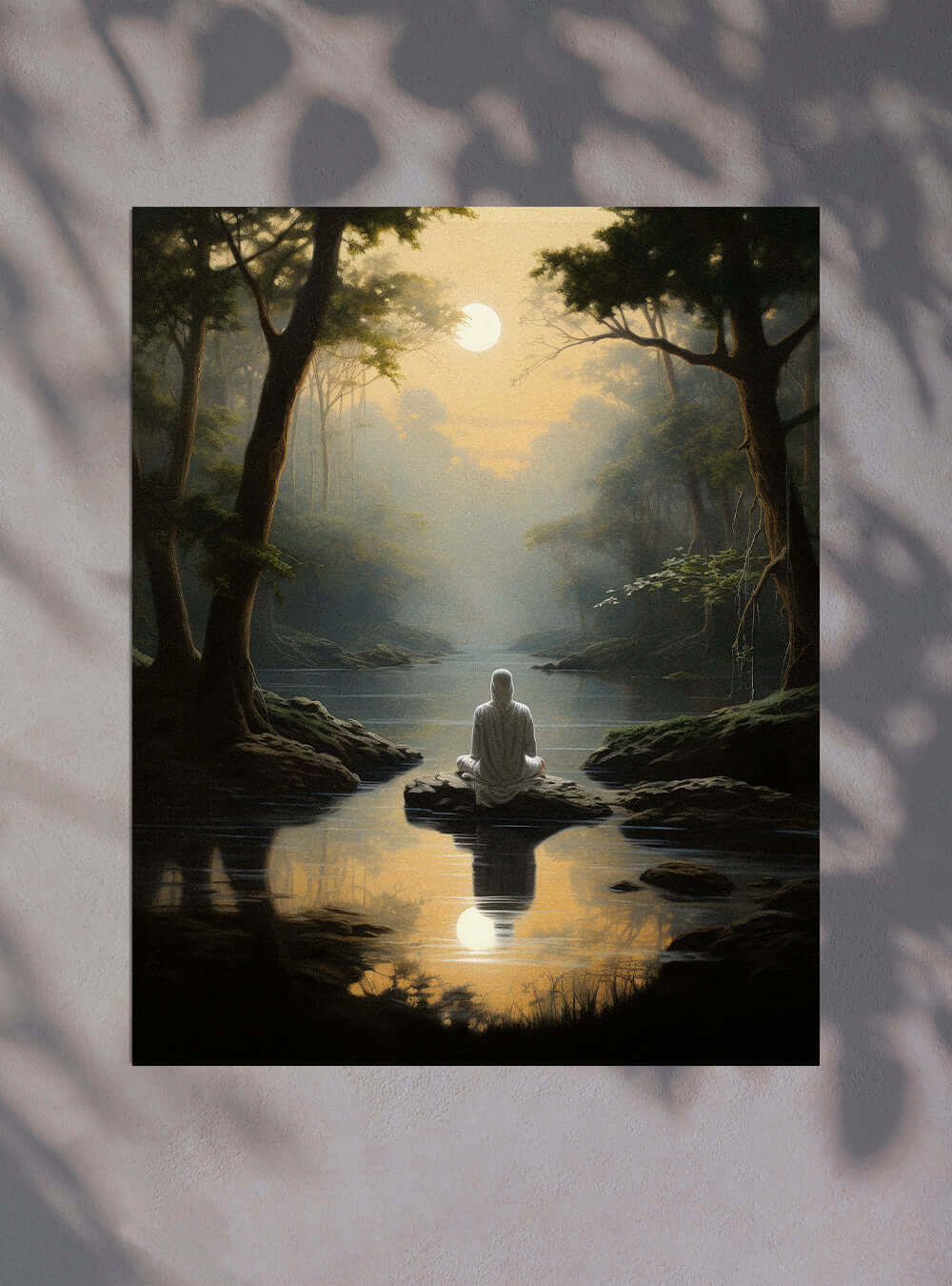 Philippians 3:10 - Serene Meditation - Christian Wall Poster Print