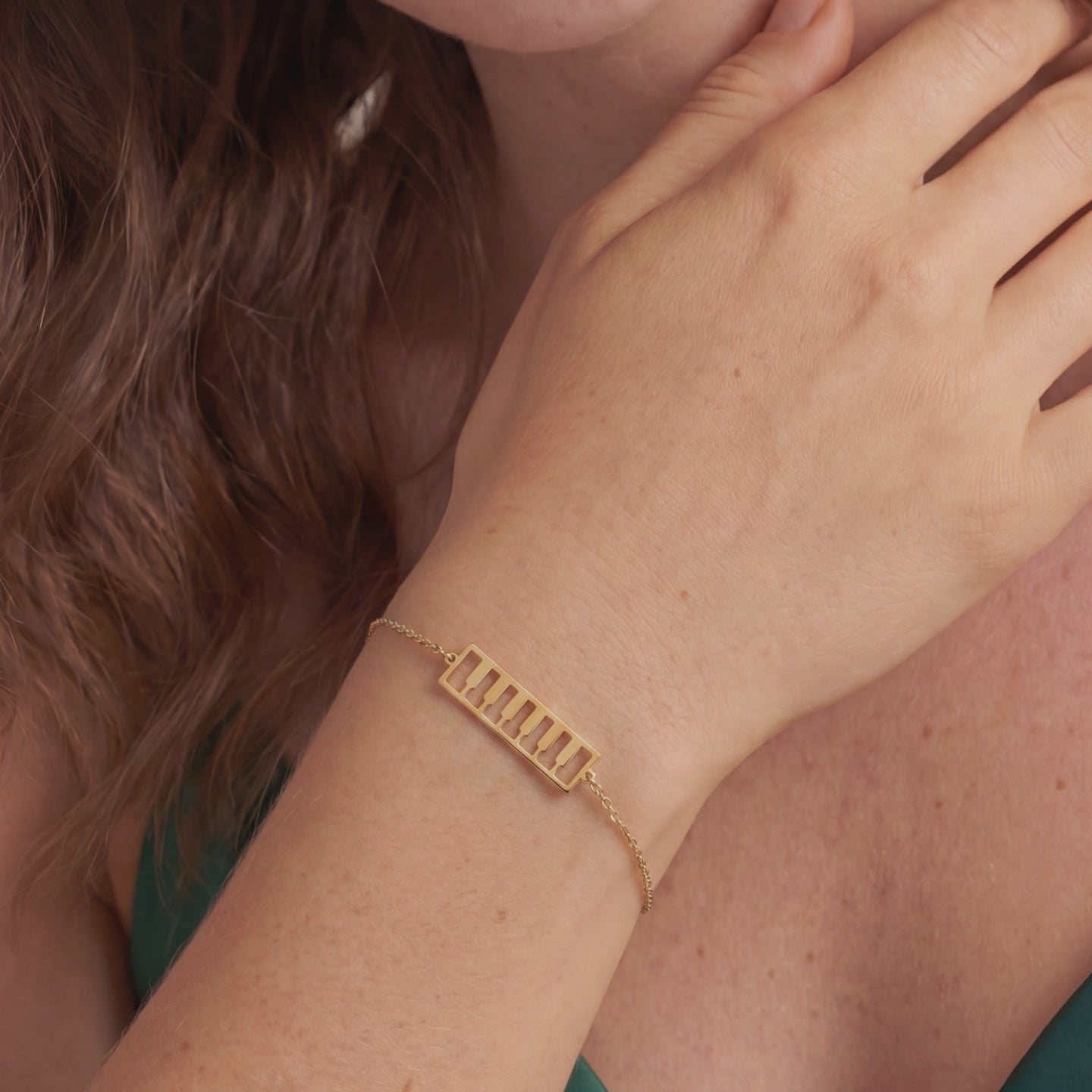 Piano Bracelet 18k Gold Vermeil