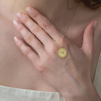 Virgo Zodiac Sign Sterling Silver Necklace