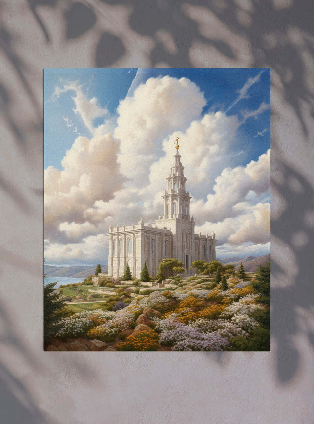 Psalm 16:1 - Majestic Temple Art - Christian Home Decor Poster Print