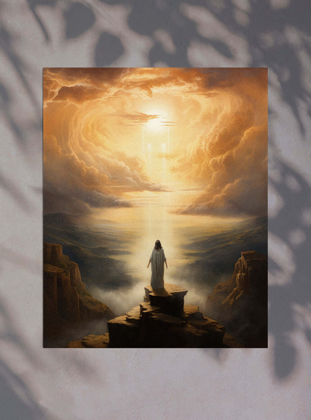 Psalm 8:9 Mystical Sunrise Christian Wall Art Poster Print