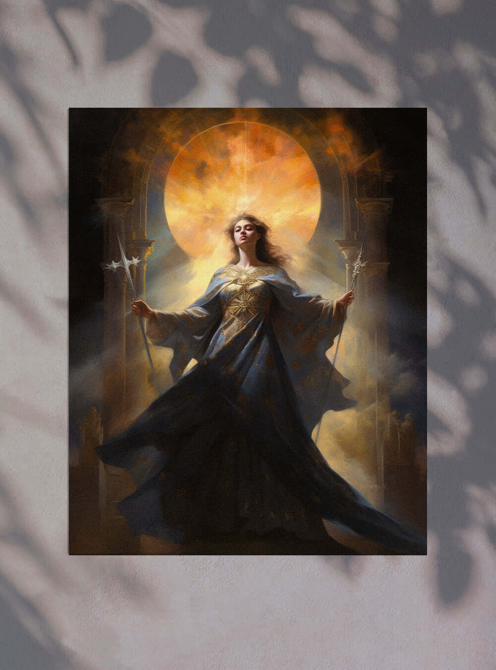 Revelation 1:5 Angel Artwork - Bible Art Poster Print