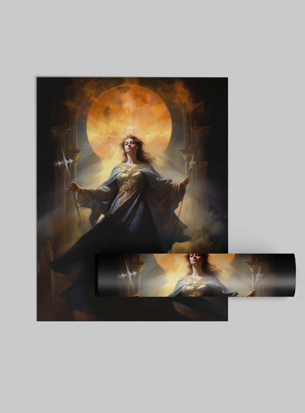 Revelation 1:5 Angel Artwork - Bible Art Poster Print