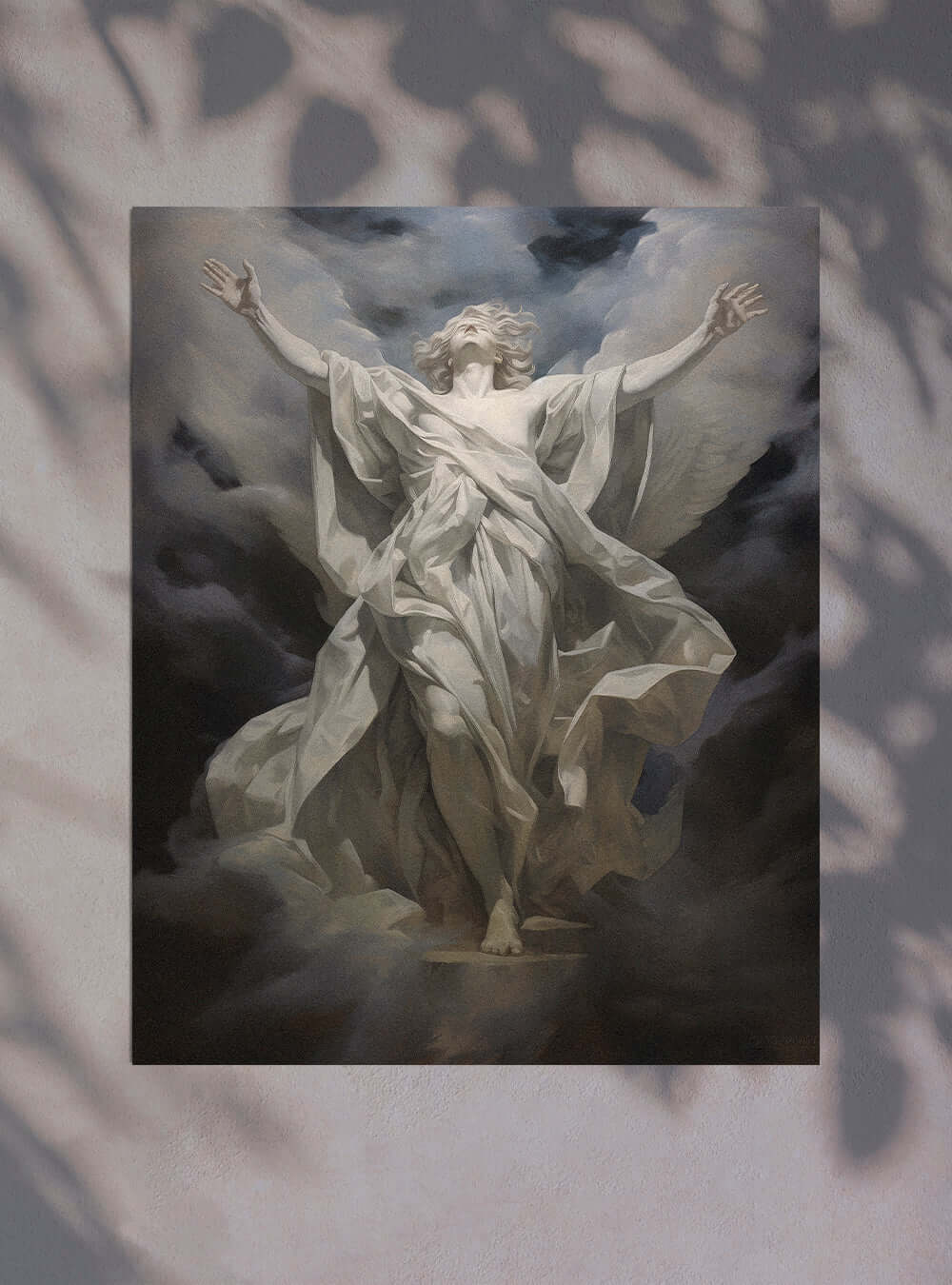 Revelation 22:12 - Angelic Ascend - Christian Decor Poster Print