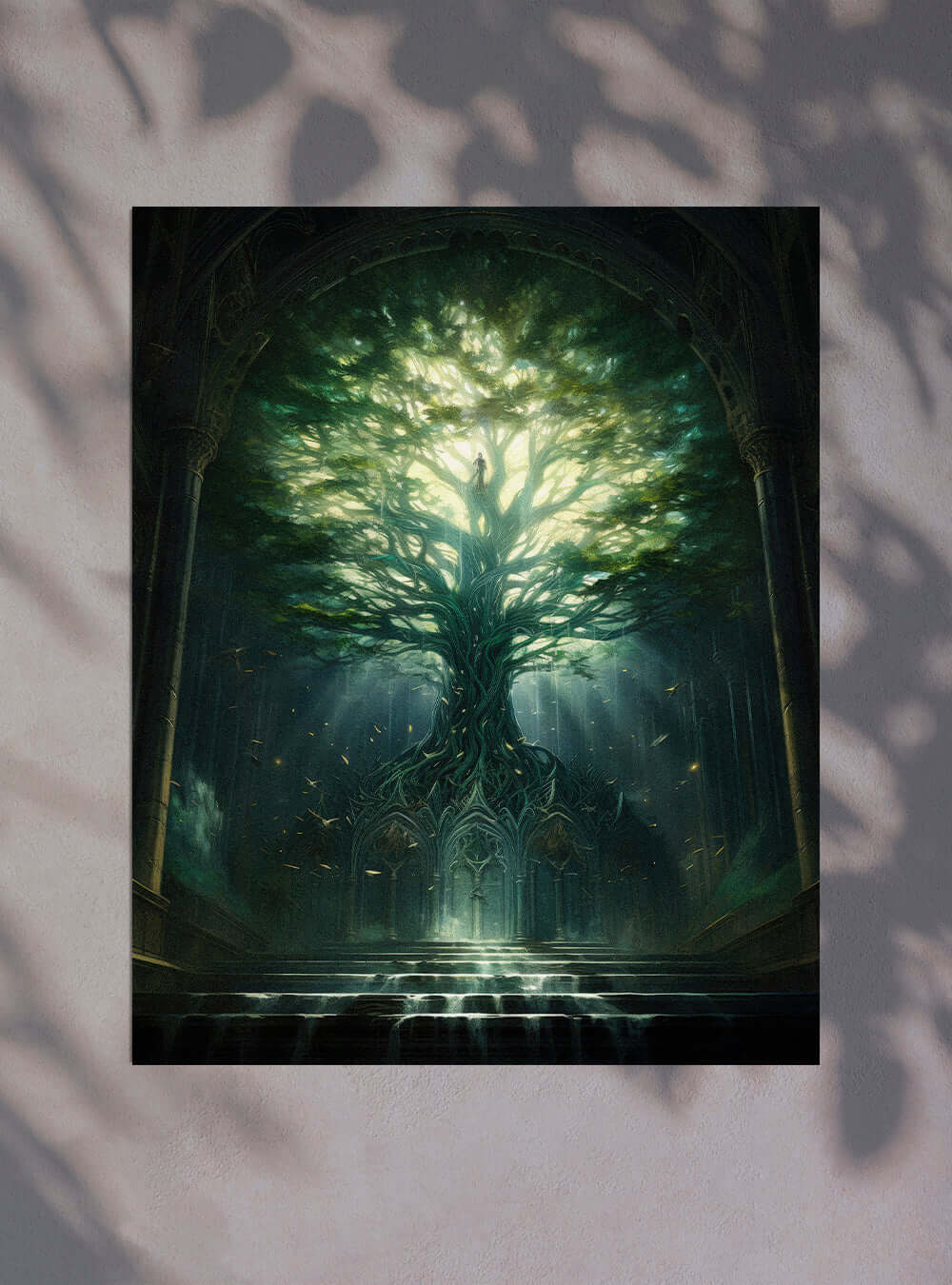 Revelation 22:21 Enigmatic Tree Christian Home Decor Poster Print