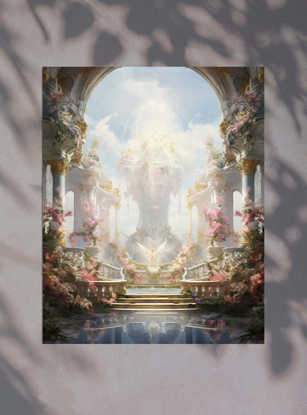 Romans 6:14 Angelic Sanctuary Christian Decor Poster Print